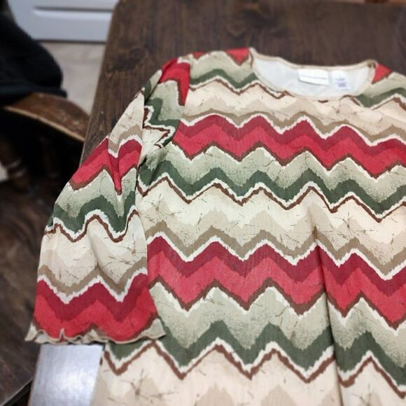 New Alfred Dunner Multi-Color Sante Fe Top Size Women's Small - Picture 2 of 2